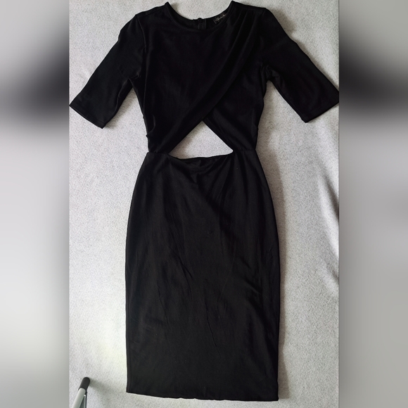 Elegant Bodycon Black Dress - Picture 9 of 9